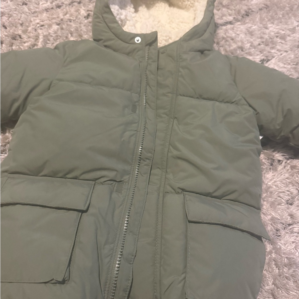 Old Navy Olive Hooded Jacket